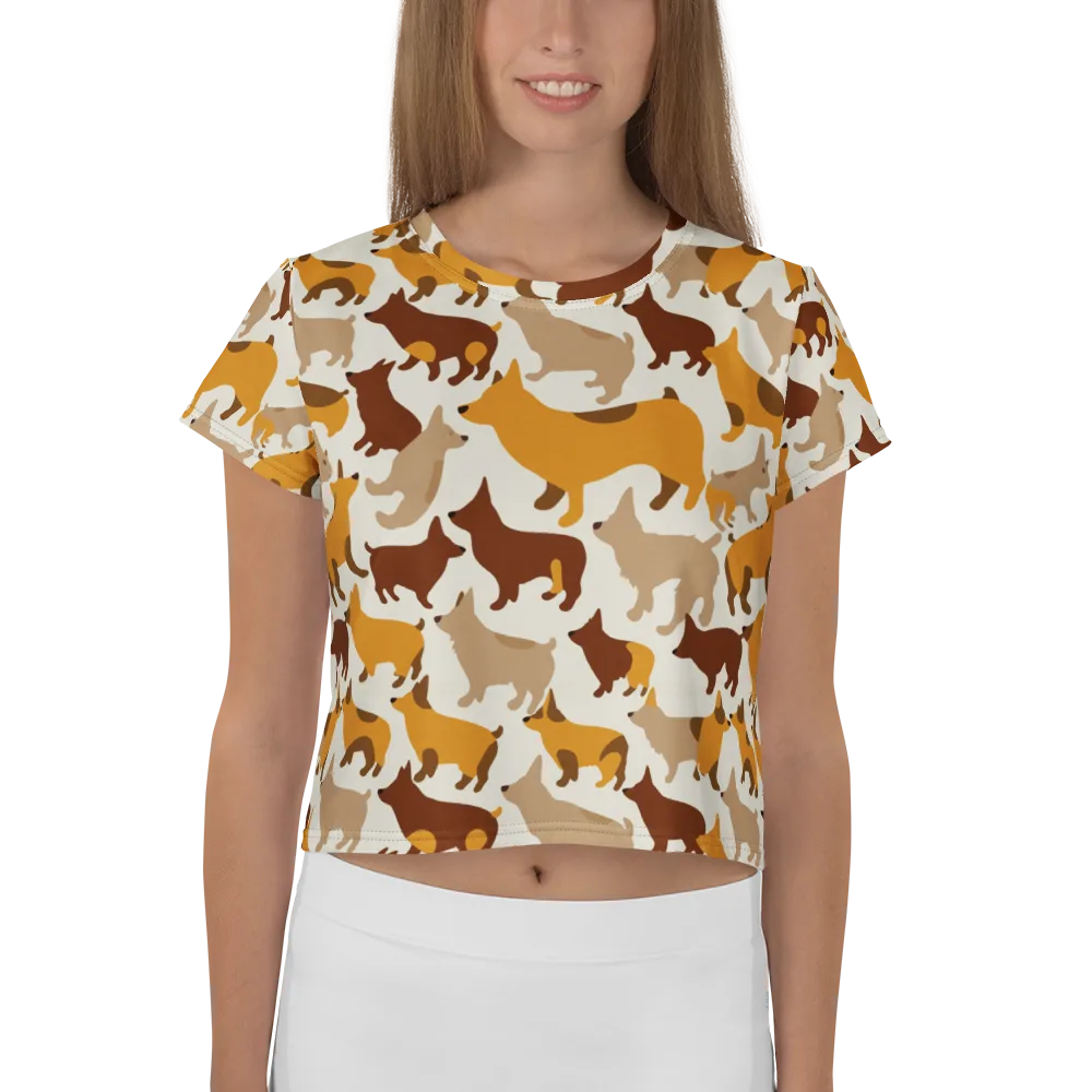 Russet Romp on Crop Tee — Front