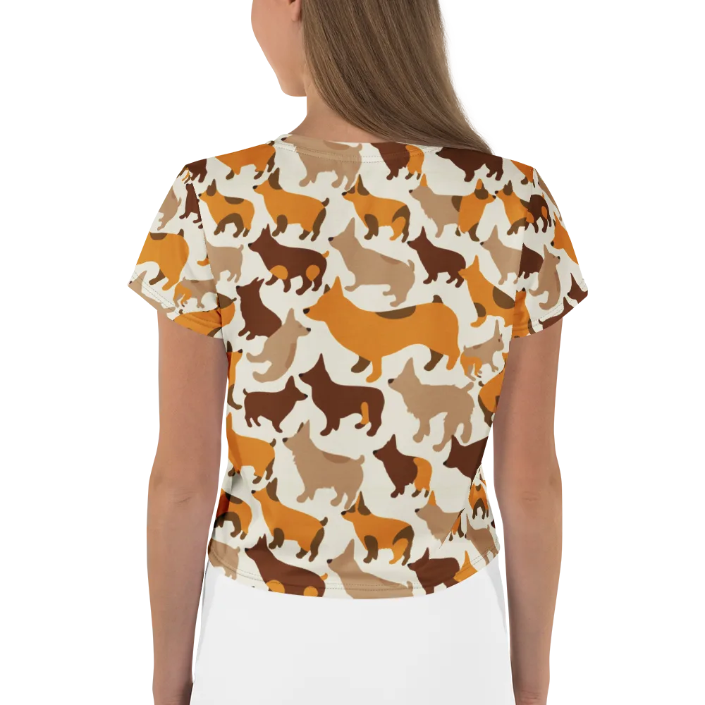 Russet Romp on Crop Tee — Back