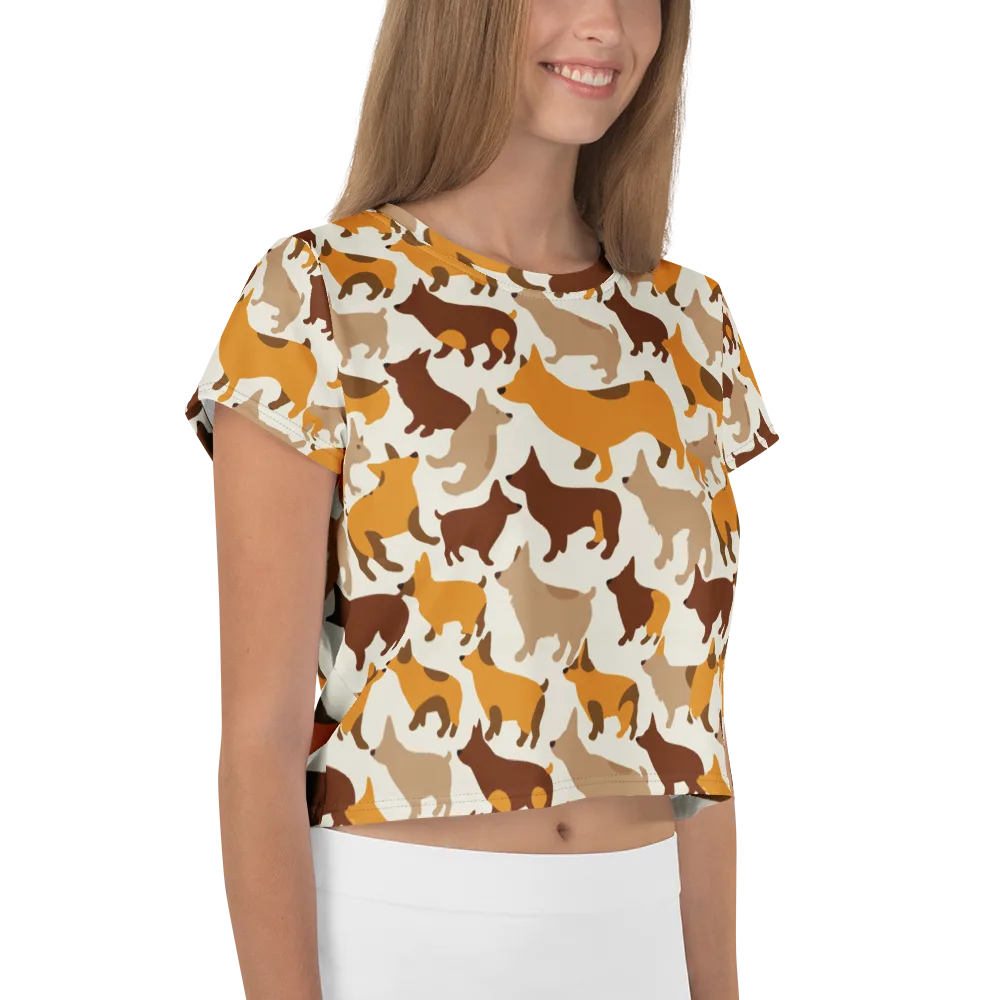 Russet Romp on Crop Tee — Right