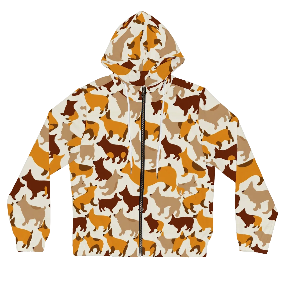 Russet Romp on Women's Full-Zip Hoodie — Front