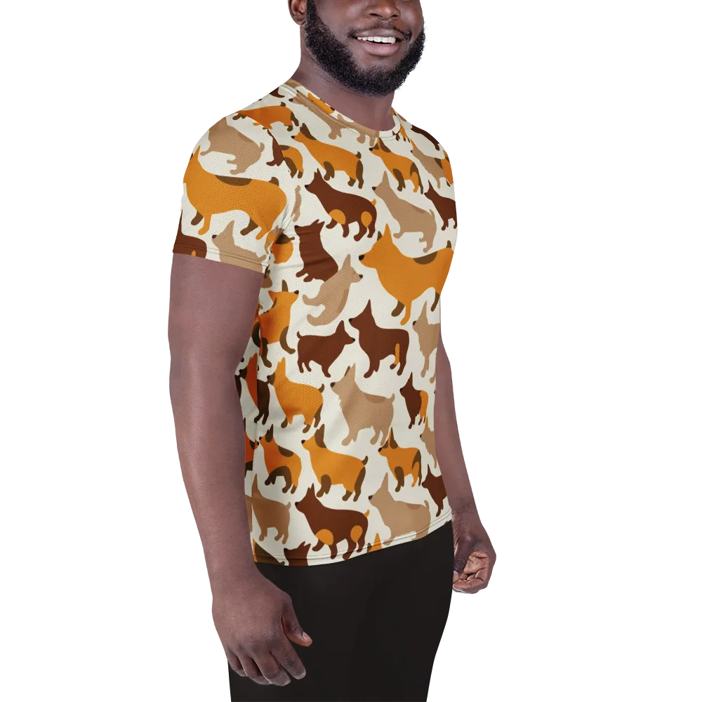 Russet Romp on Men's Athletic T-Shirt — Right