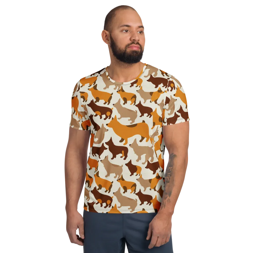 Russet Romp on Men's Athletic T-Shirt — Front