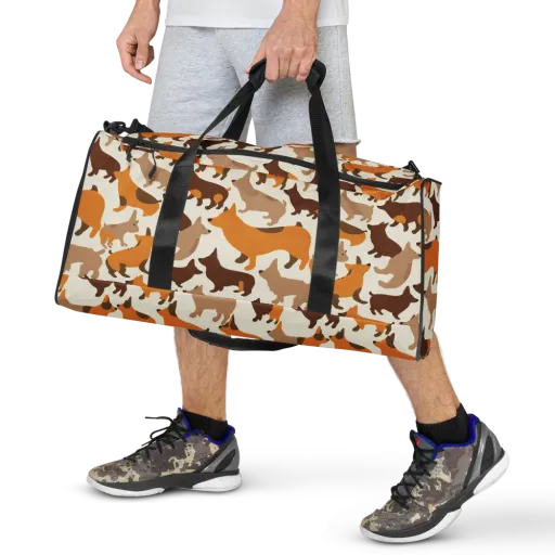 Russet Romp on a Duffle Bag
