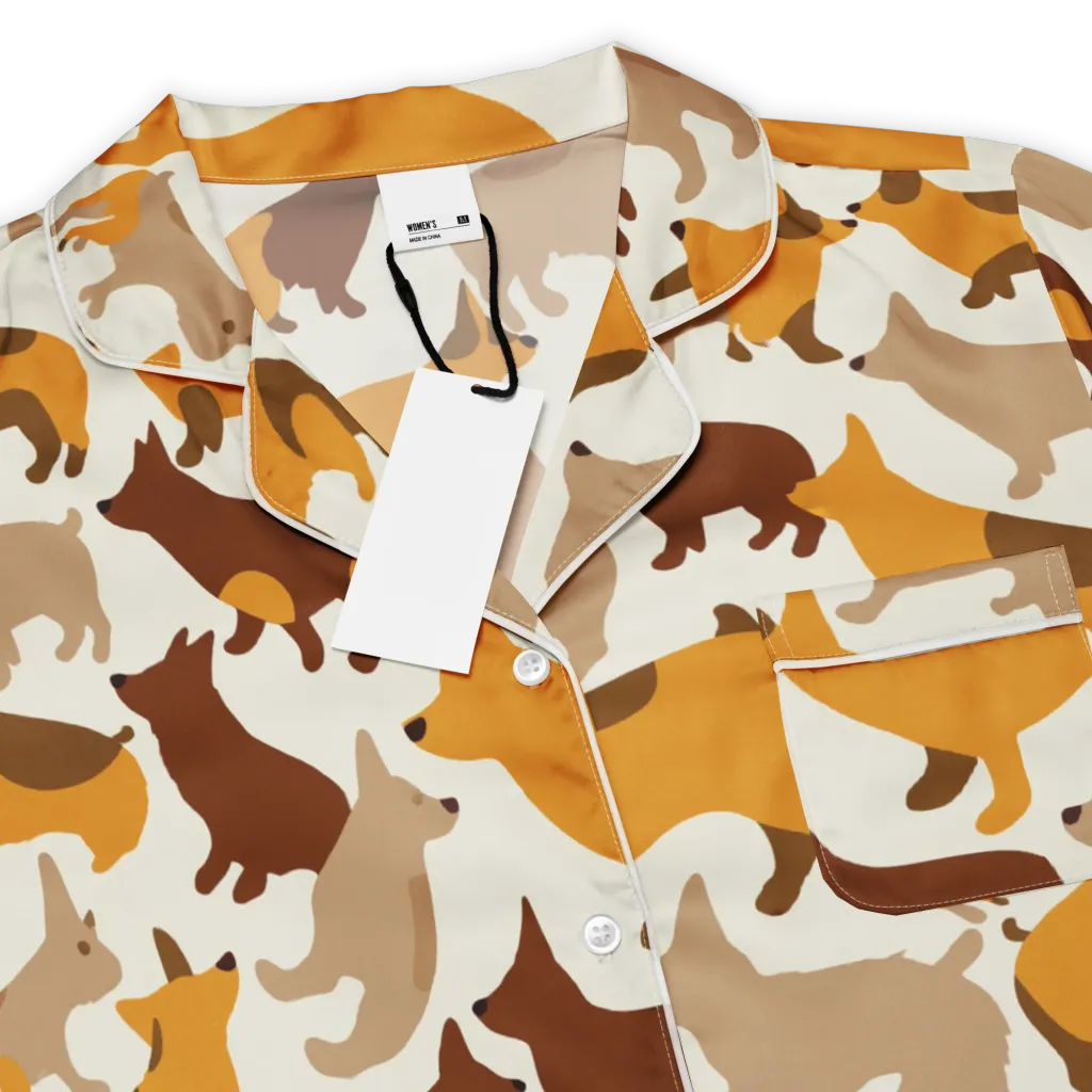 Russet Romp on Women's Short Sleeve Pajama Top — Product details