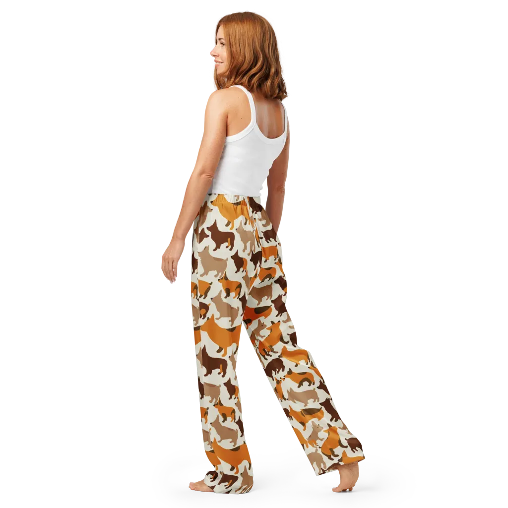 Russet Romp on Women's Pajama Pants — Back