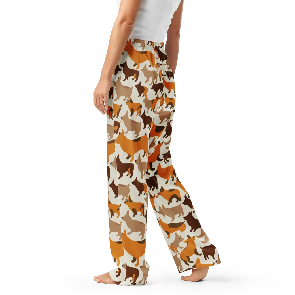 Russet Romp on Women's Pajama Pants — Left