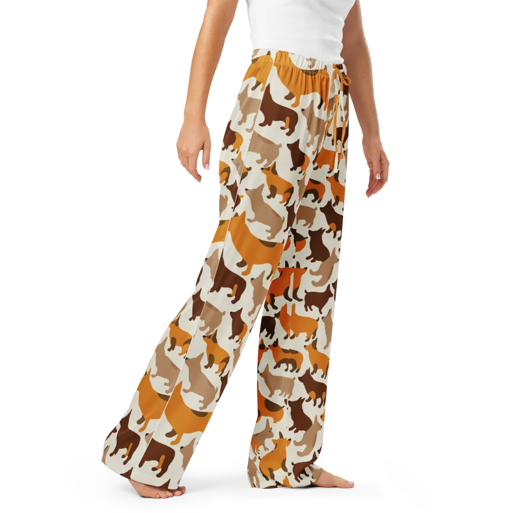 Russet Romp on Women's Pajama Pants — Right Front