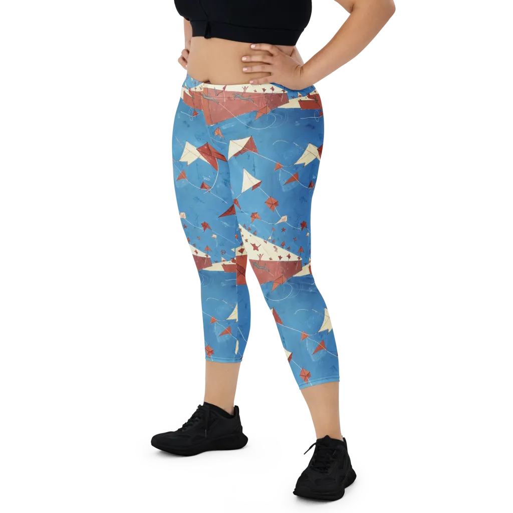 Kite Harbor on Capri Leggings — Front
