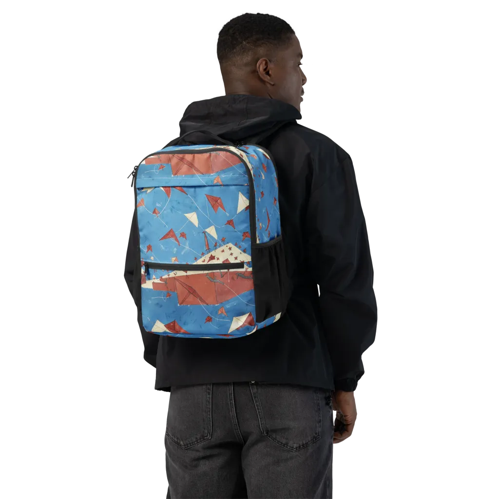 Kite Harbor on Utility Backpack — Back