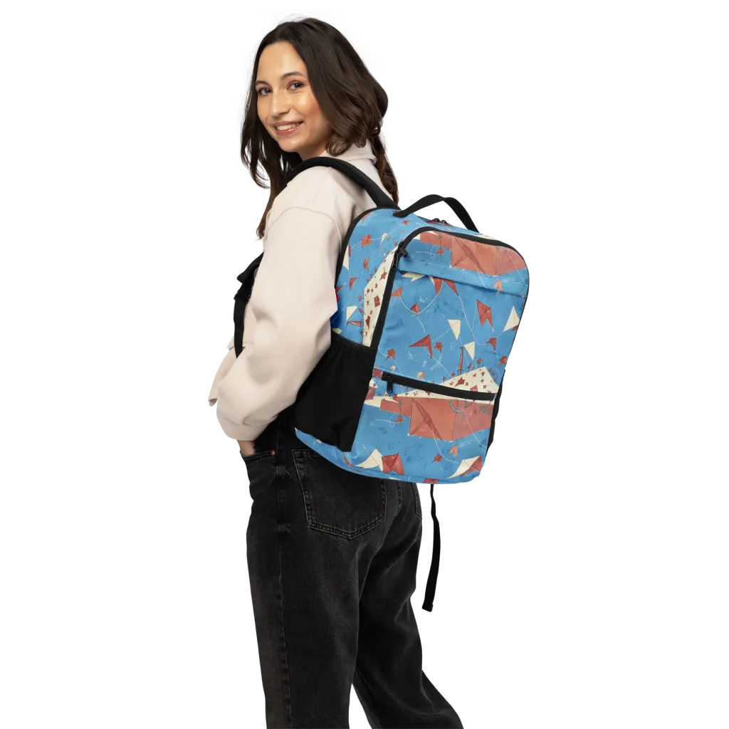 Kite Harbor on Utility Backpack — Back