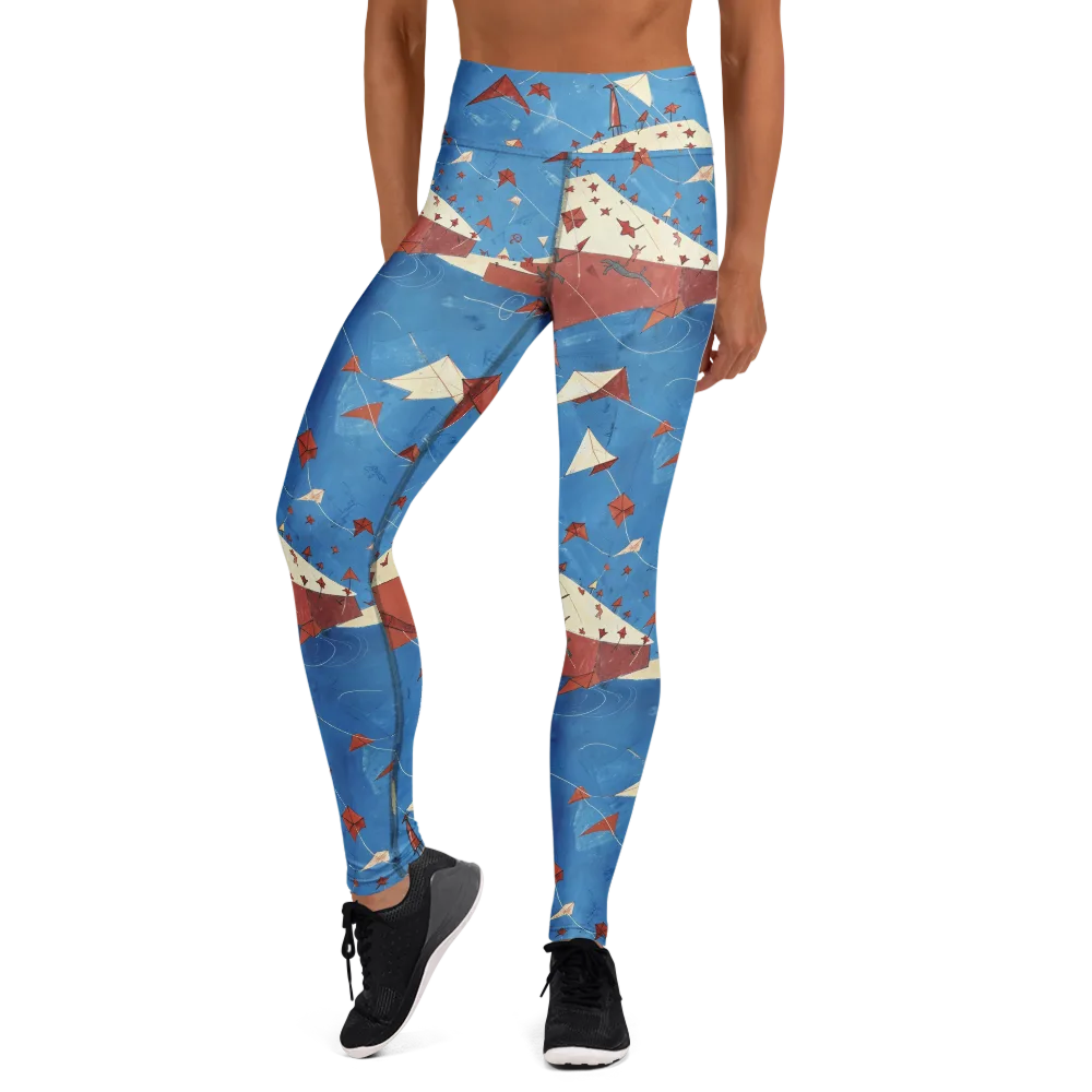 Kite Harbor on Yoga Leggings — Front