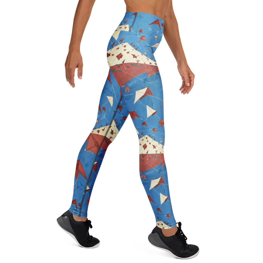Kite Harbor on Yoga Leggings — Right
