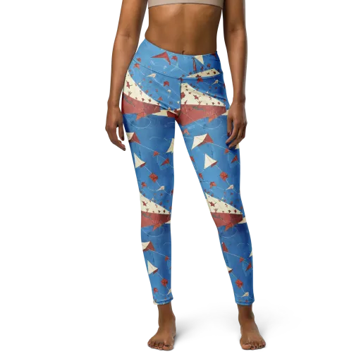 Kite Harbor on a Yoga Leggings