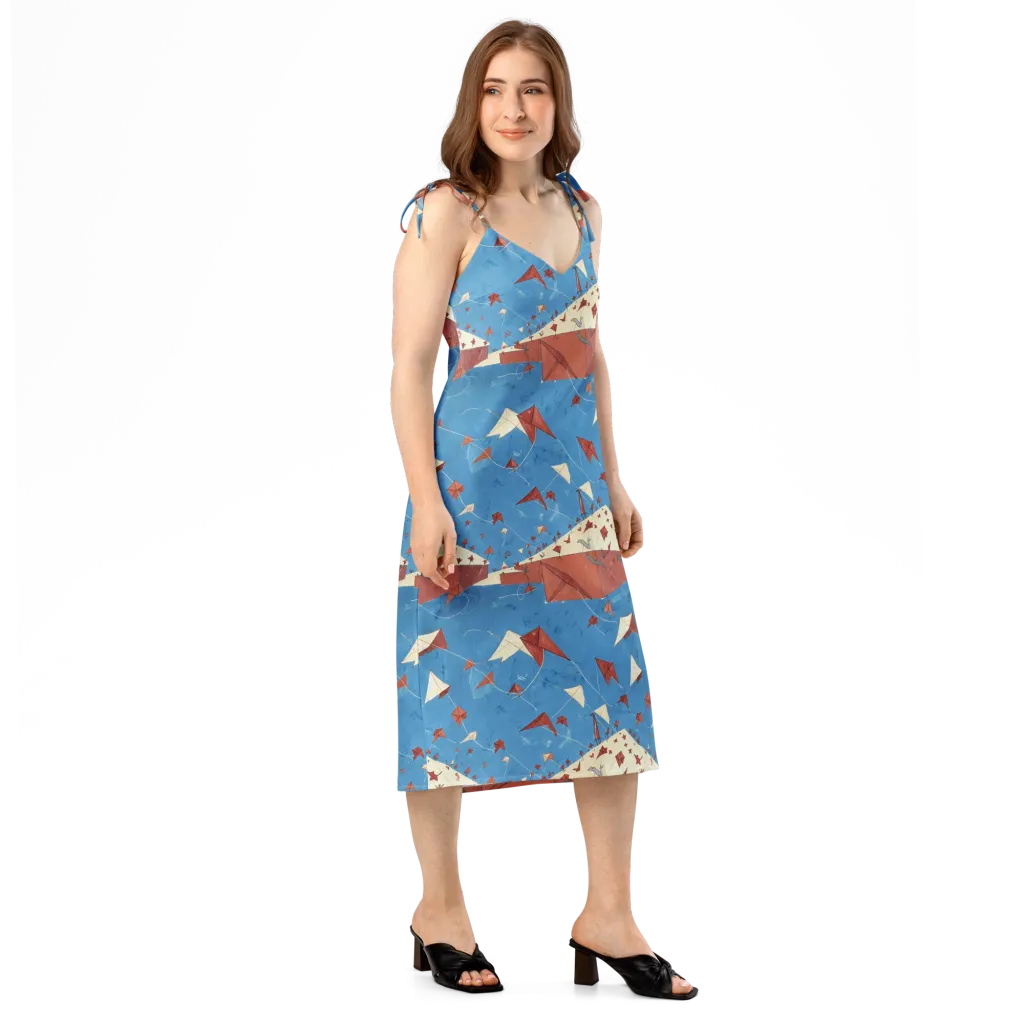 Kite Harbor on Slip Dress — Right Front