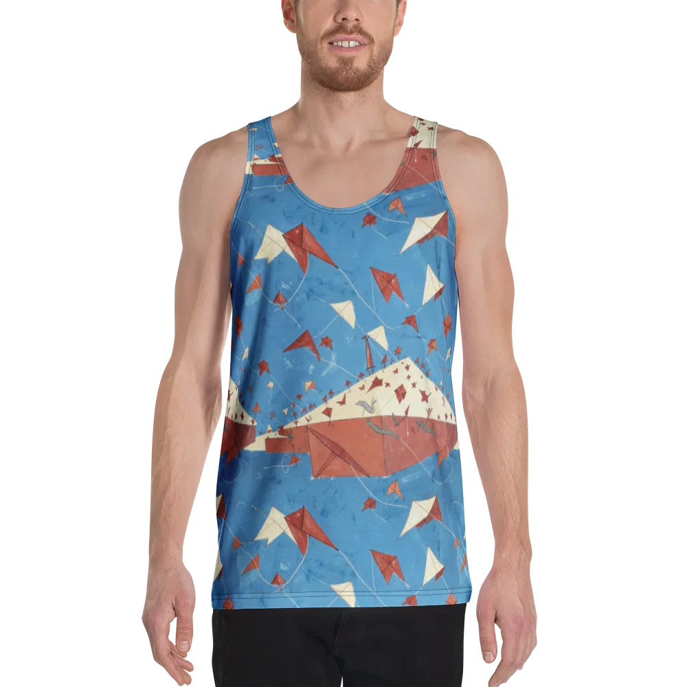 Kite Harbor on Men's Tank Top — Front