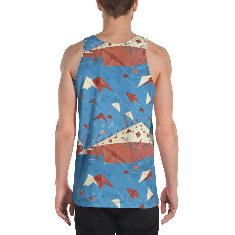 Kite Harbor on Men's Tank Top — Back