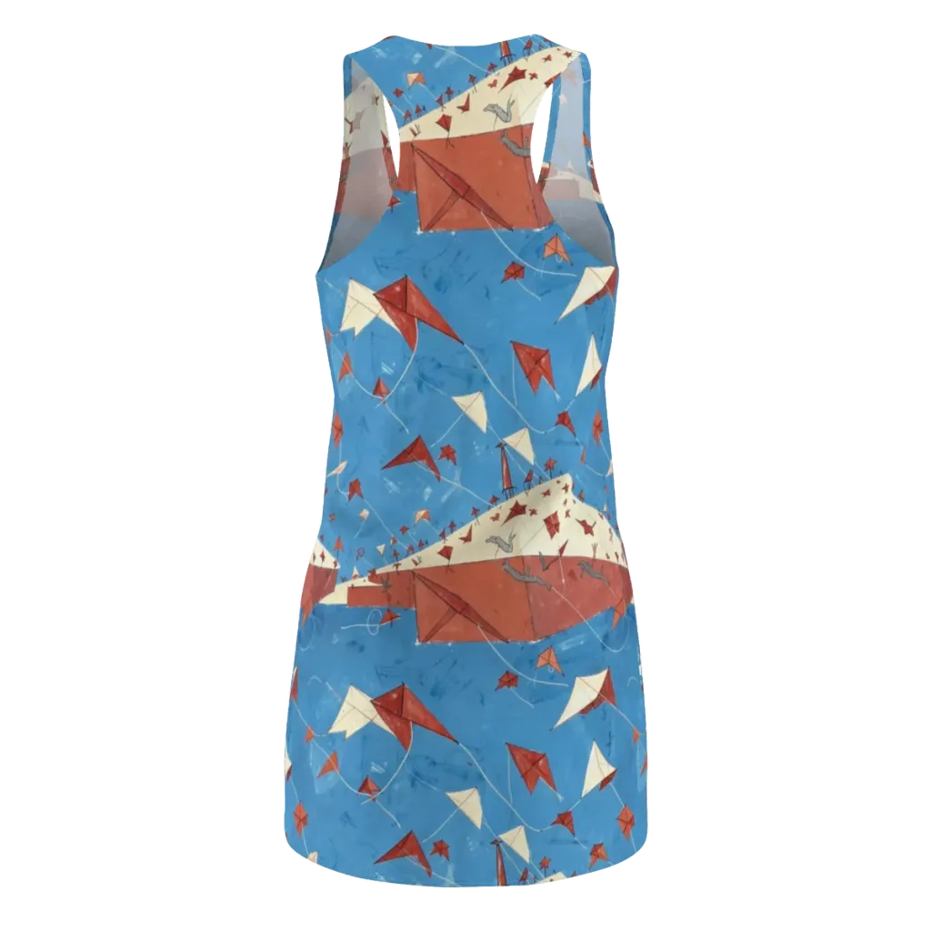 Kite Harbor on Racerback Dress — Back
