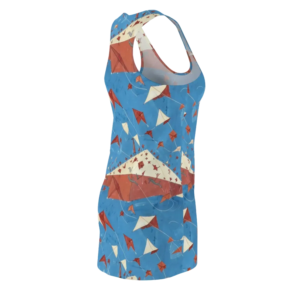 Kite Harbor on Racerback Dress — Back Side