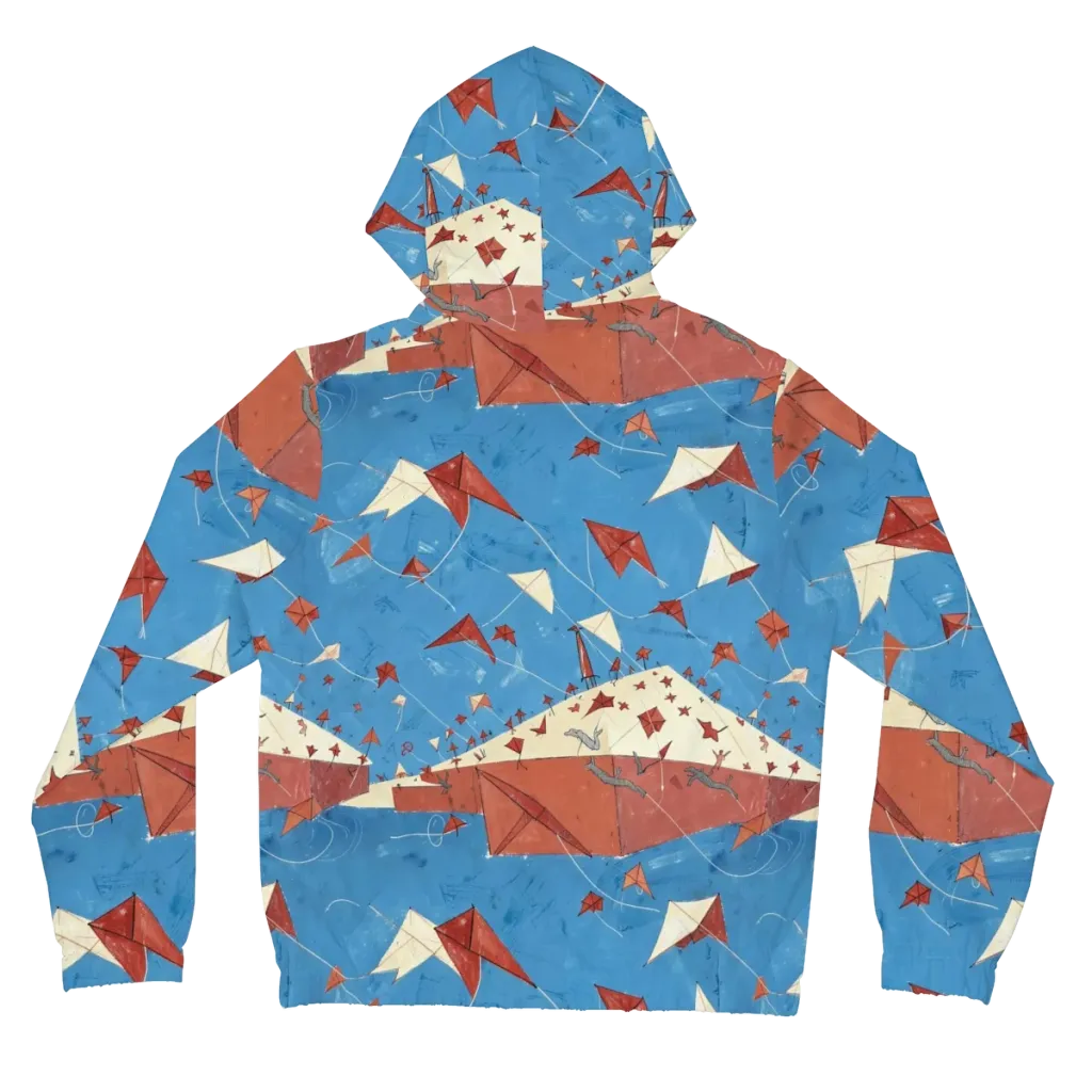 Kite Harbor on Women's Full-Zip Hoodie — Back