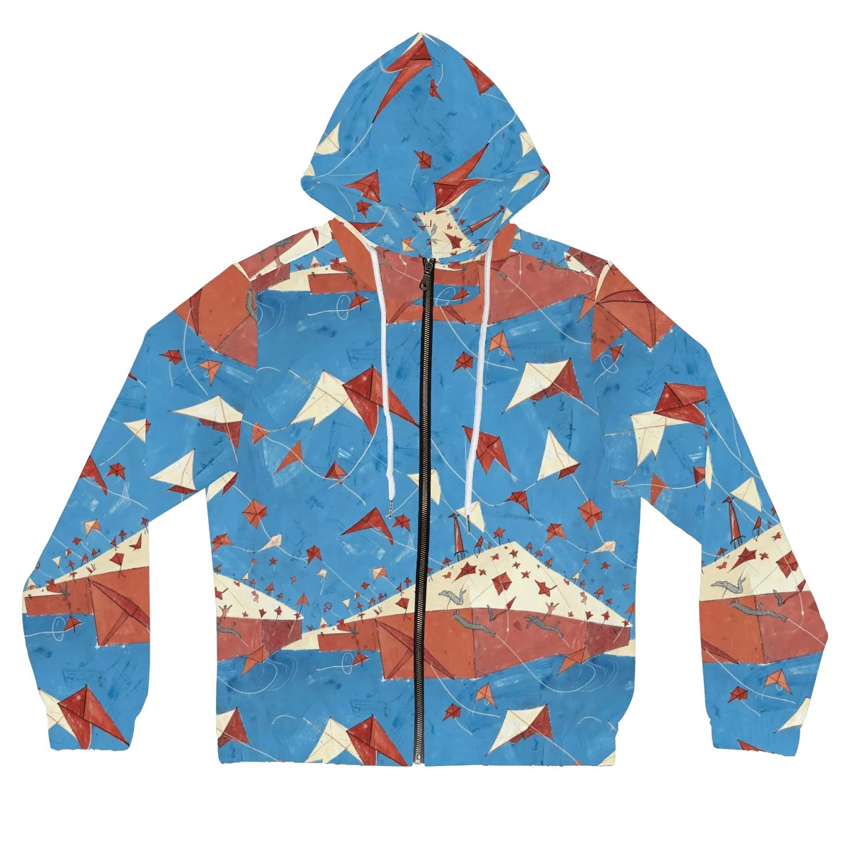 Kite Harbor on Women's Full-Zip Hoodie — Front