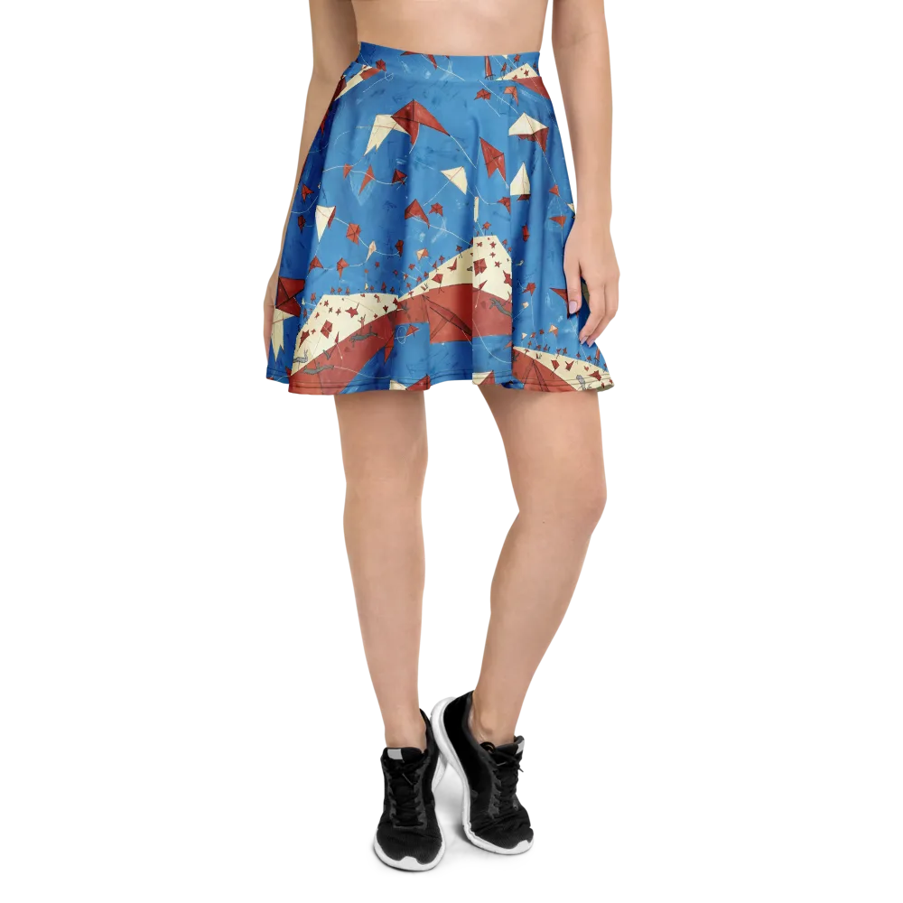 Kite Harbor on Skater Skirt — Front