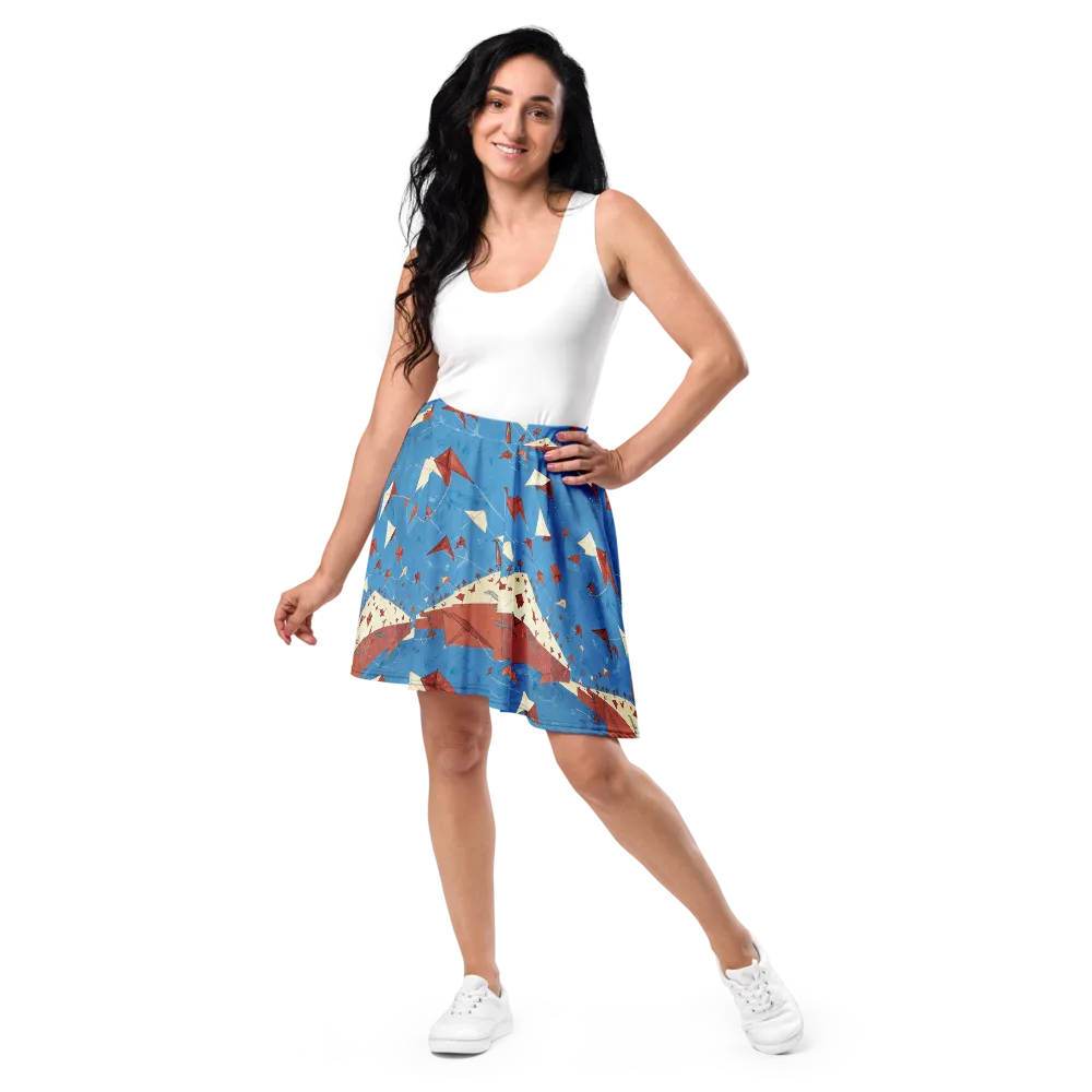 Kite Harbor on Skater Skirt — Front