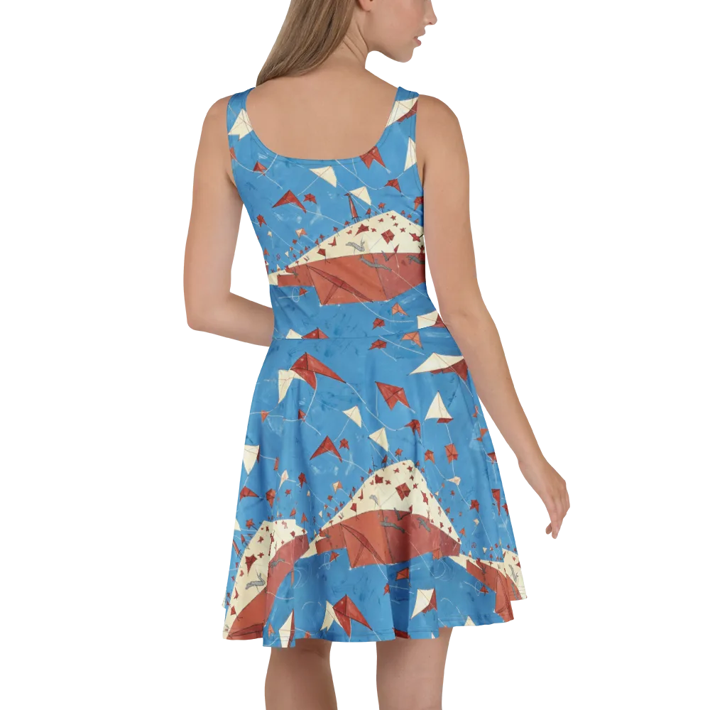 Kite Harbor on Skater Dress — Back