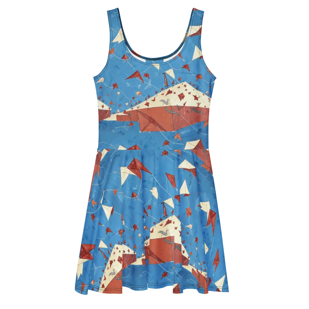 Kite Harbor on Skater Dress — Front