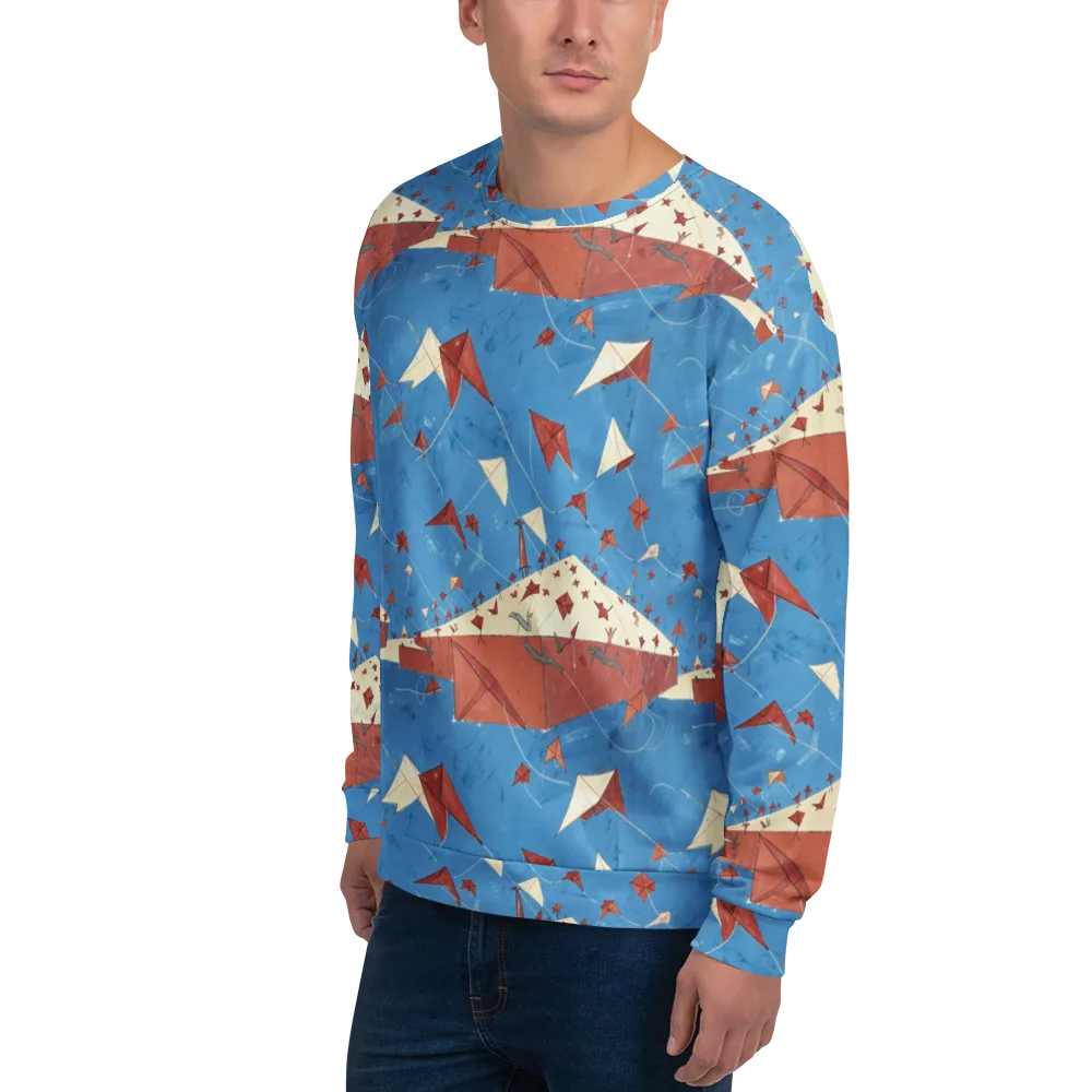 Kite Harbor on Sweatshirt — Left Front