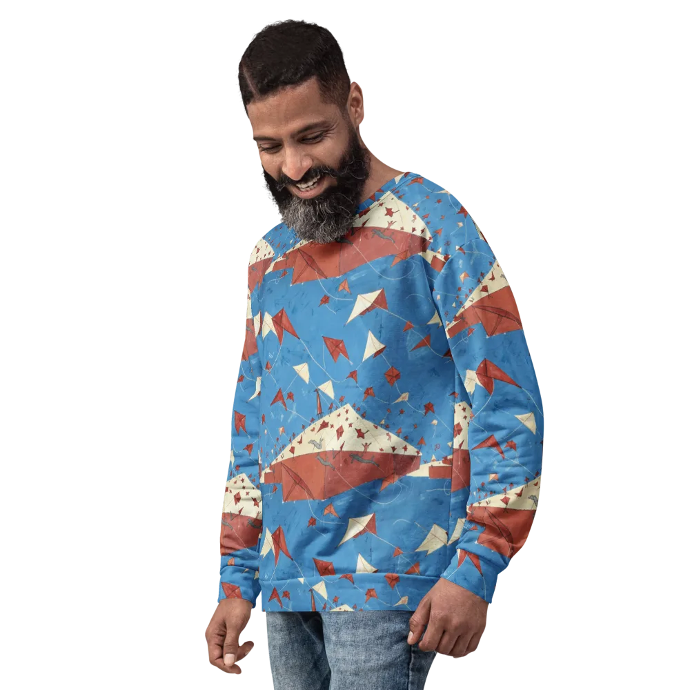 Kite Harbor on Sweatshirt — Left Front