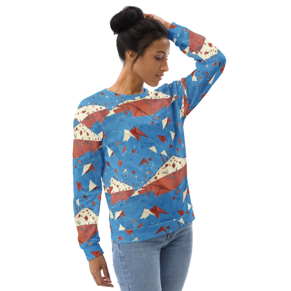 Kite Harbor on Sweatshirt — Right Front