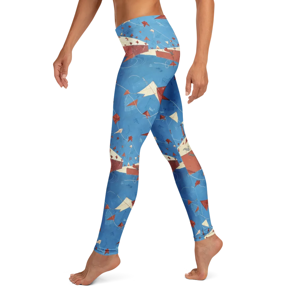 Kite Harbor on Leggings — Left
