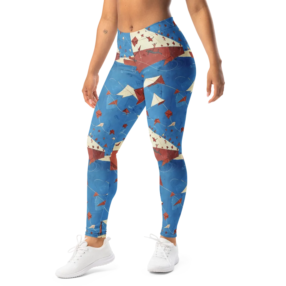 Kite Harbor on Leggings — Left Front