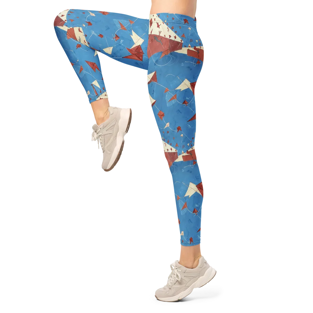 Kite Harbor on Leggings — Left
