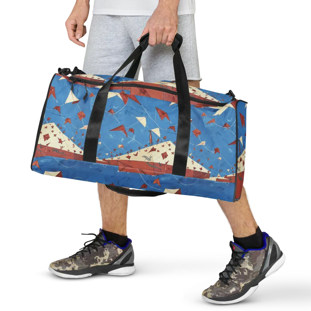 Kite Harbor on Duffle Bag — Front