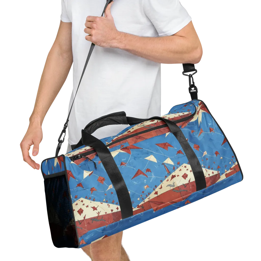 Kite Harbor on Duffle Bag — Right Front