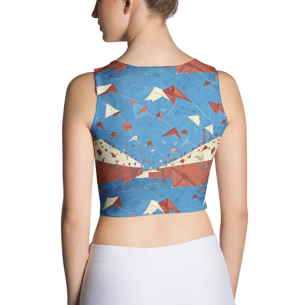 Kite Harbor on Crop Top — Back