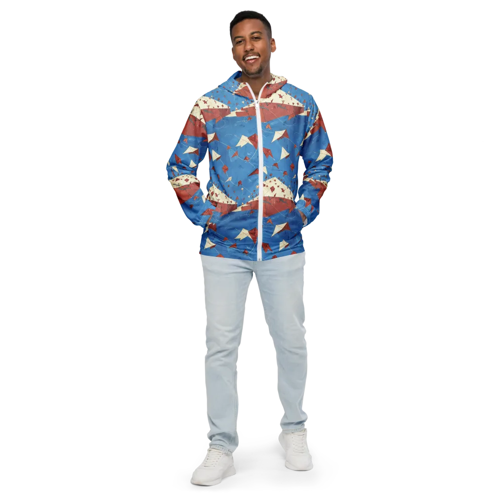 Kite Harbor on Men's Windbreaker — Front