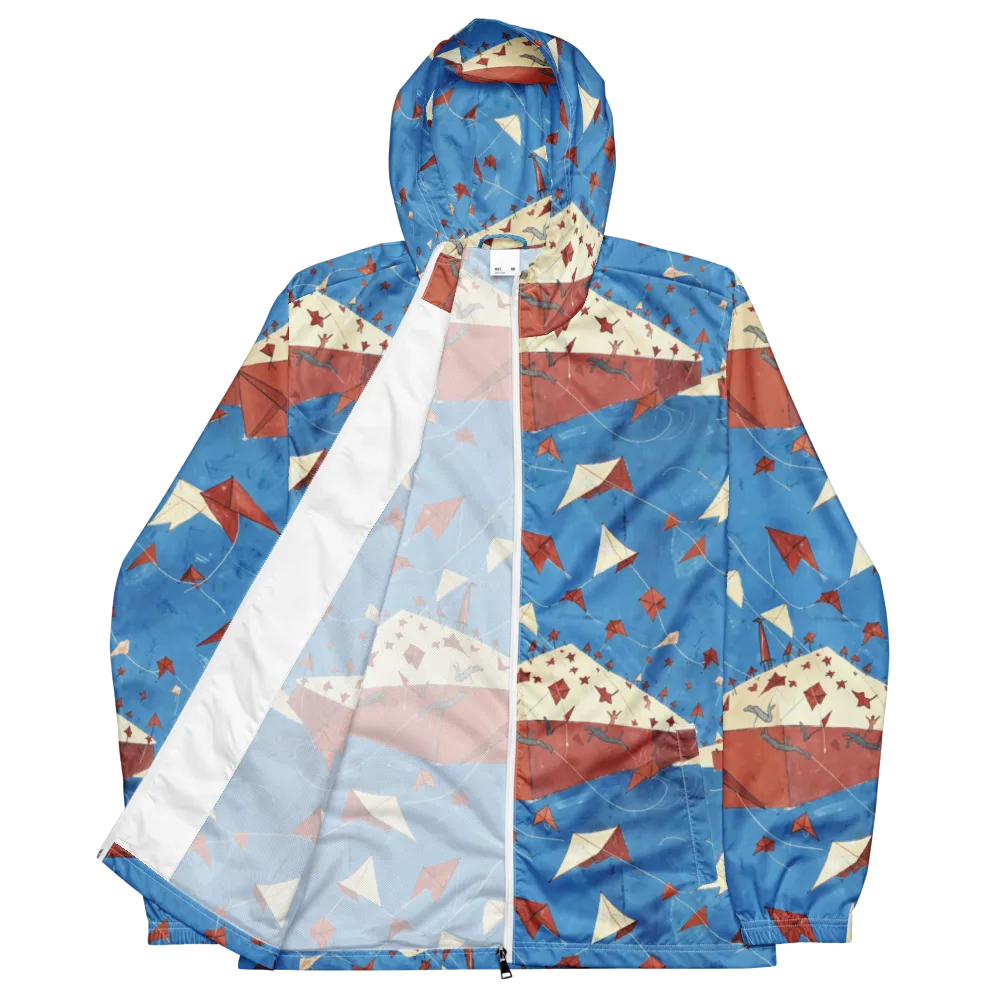 Kite Harbor on Men's Windbreaker — Front