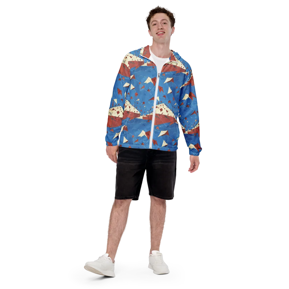 Kite Harbor on Men's Windbreaker — Front