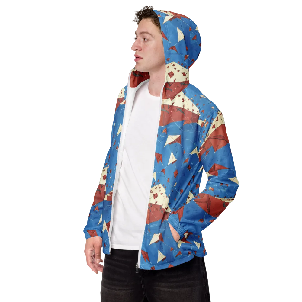 Kite Harbor on Men's Windbreaker — Left Front
