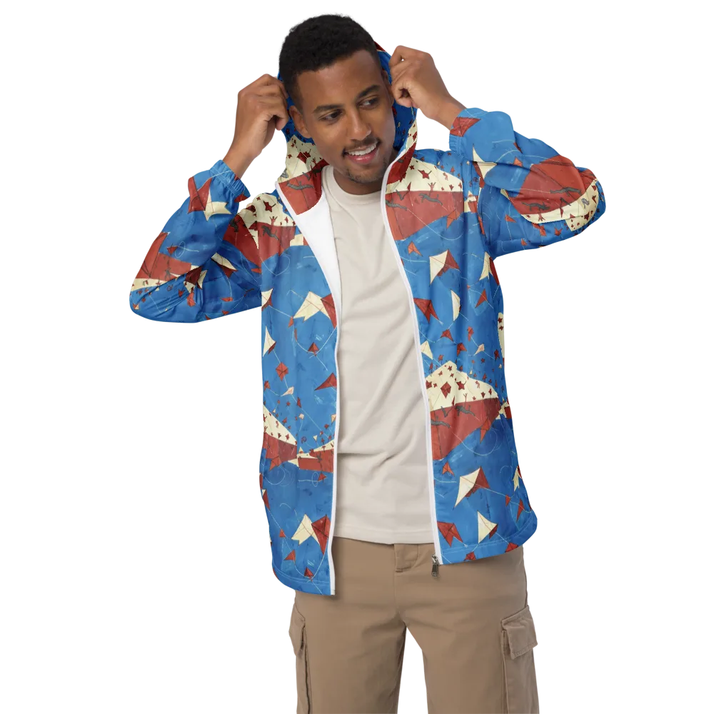 Kite Harbor on Men's Windbreaker — Front