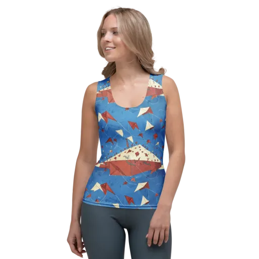 Kite Harbor on a Women's Tank Top