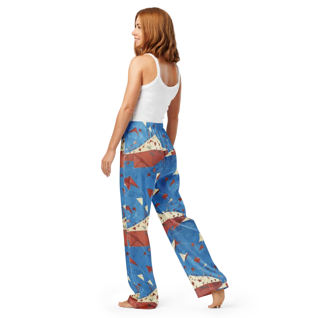 Kite Harbor on Women's Pajama Pants — Back