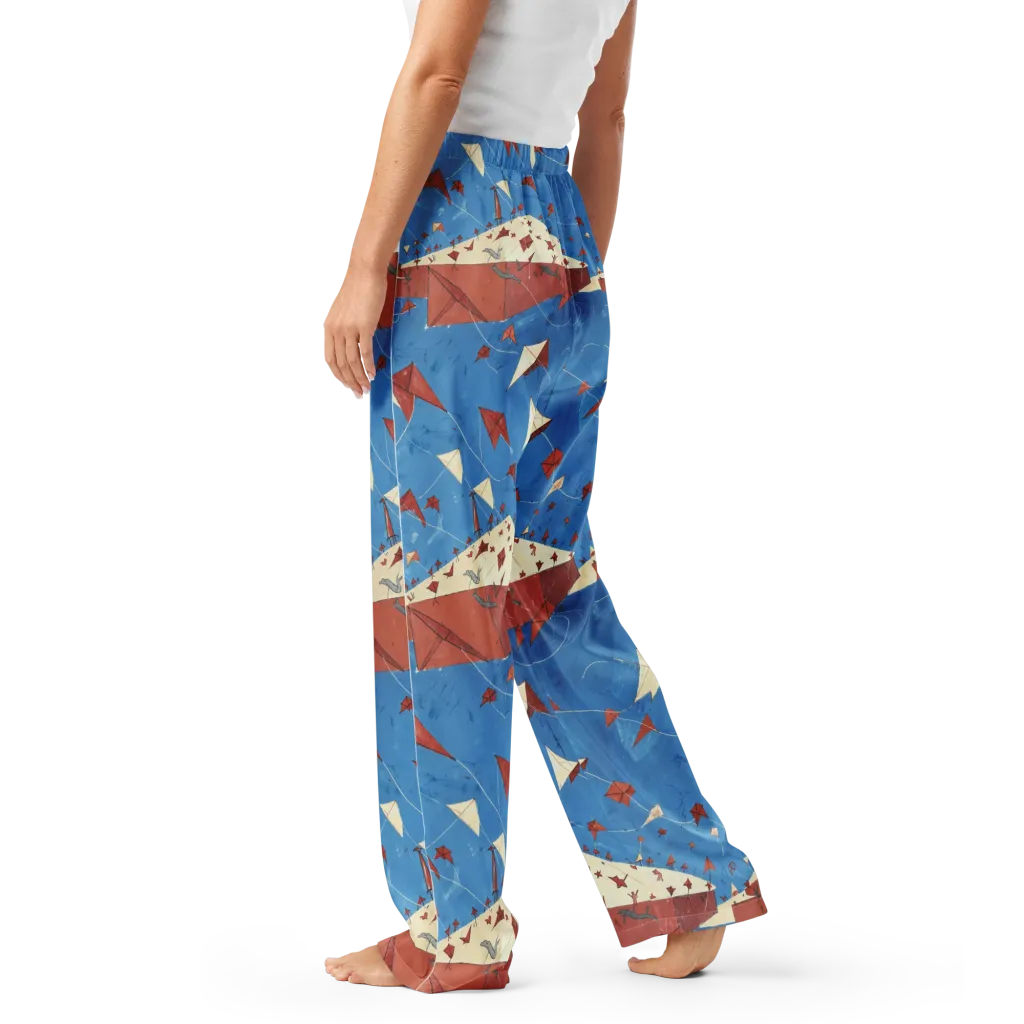Kite Harbor on Women's Pajama Pants — Left