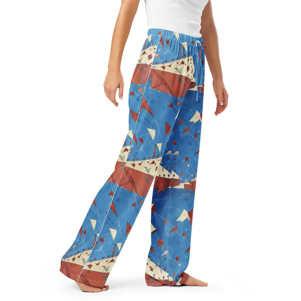 Kite Harbor on Women's Pajama Pants — Right Front