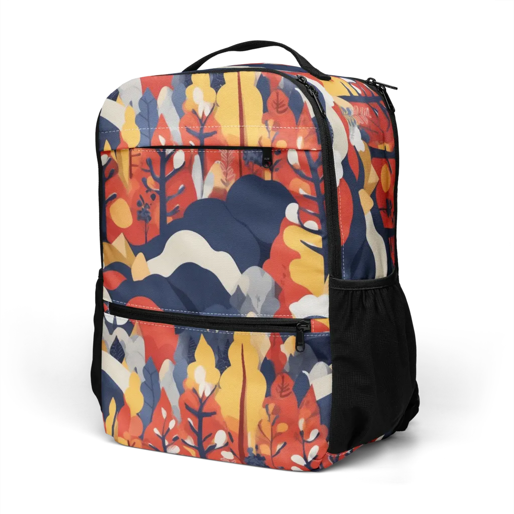 Autumnal Alpine on Utility Backpack — Left Front