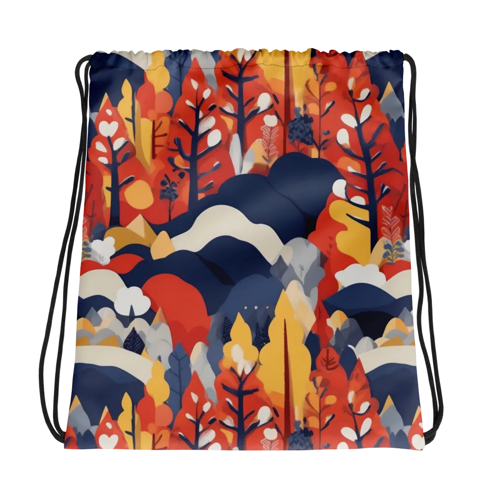 Autumnal Alpine on Drawstring Bag — Photo