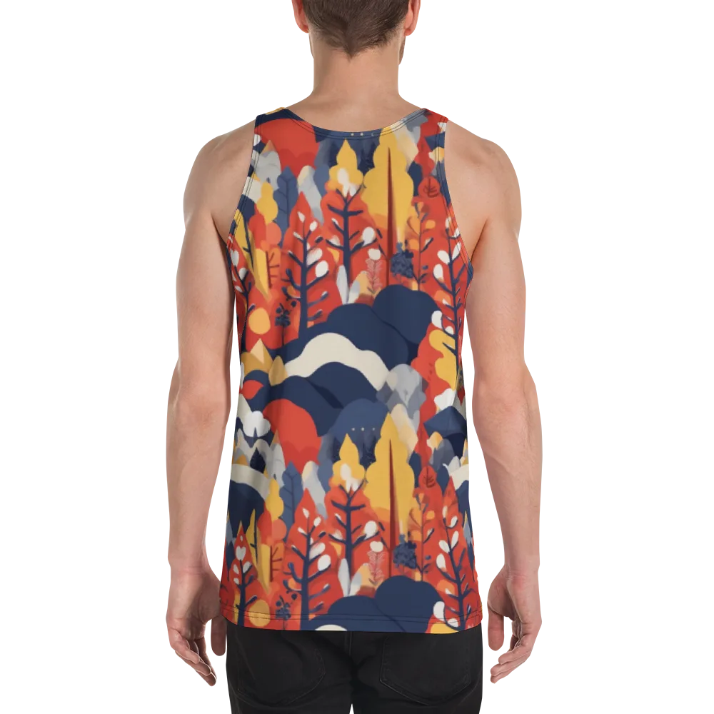 Autumnal Alpine on Men's Tank Top — Back