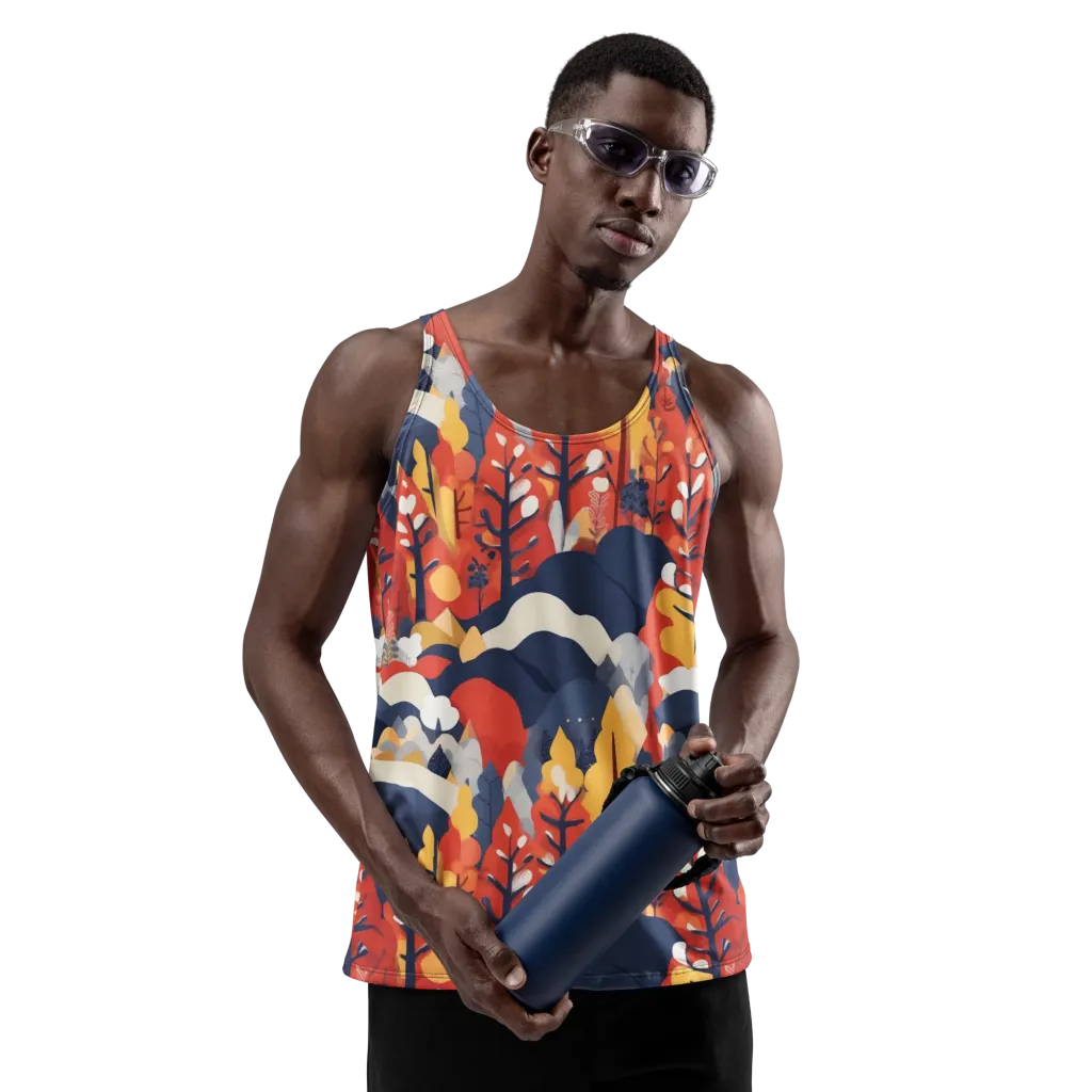 Autumnal Alpine on Men's Tank Top — Front